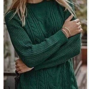 CHENILLE CABLED TUNIC